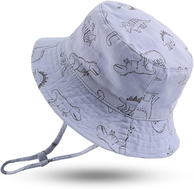 JANGANNSA Dinosaur Baby Boys Sun Hat Cotton Toddler Girls Bucket Hats Summer by JANGANNSA
