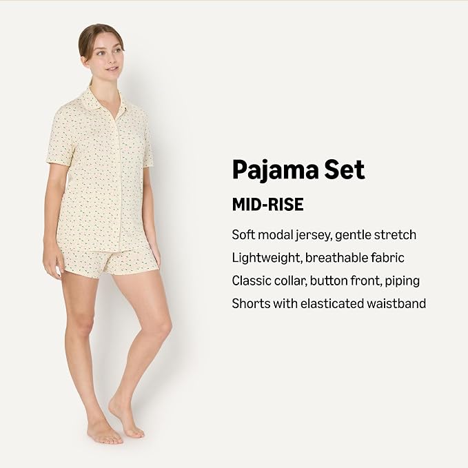 Amazon Essentials x Sofia Grainge Mommy and Me Short Sleeve Pajama Set - Image 2