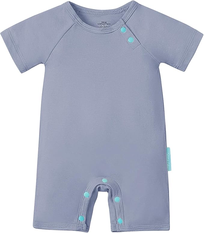 PurComfy SuperSoft Bamboo Viscose Baby Romper, Short Sleeve | One-piece Summer by PurComfy