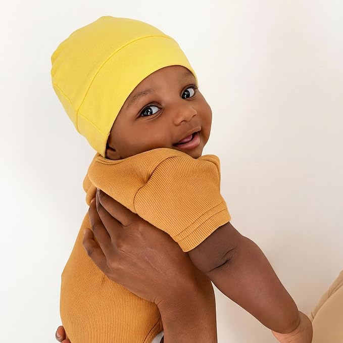 6 Pack Satin Lined Baby Beanie Newborn - Image 7