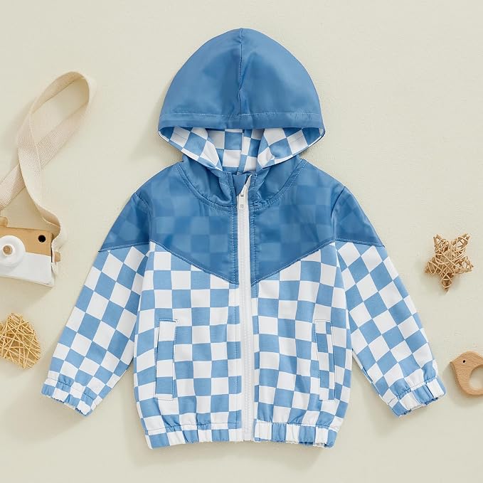 MERSARIPHY Toddler Boy Hoodies Jacket Baby Boy Lightweight Zip Up Coat - Image 2