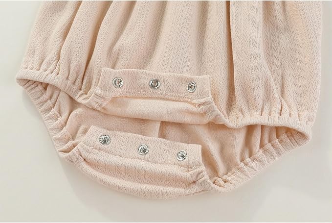 Ruliby Baby Girls Clothes Cotton Bubble Romper Summer Newborn Outfits | - Image 5
