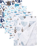 New Flannel Receiving Blankets 4 Pcs, Baby Swaddle Blankets, Infant Flannel by Unknown
