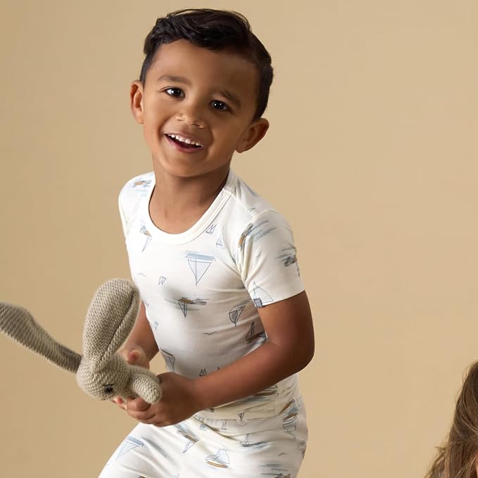 MODERNMOMENTS Baby Viscose 4-piece Tight Fitting Pajama Sets - Image 2