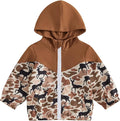 Toddler Baby Boy Windbreaker Jacket Camo Zipper Hooded Rain Coat by Unknown