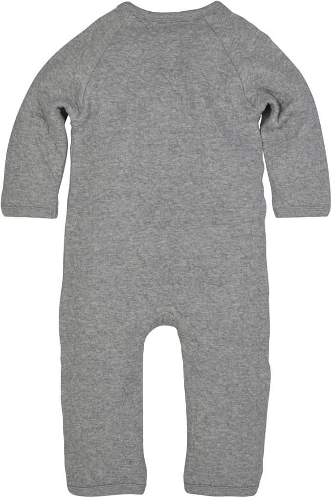 Burt's Bees Baby Long Sleeve Quilted Wrap-Front Jumpsuit, 100% Organic Cotton - Image 2