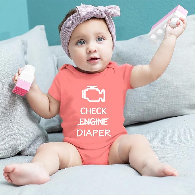 Check Engine Diaper Bodysuit - Image 2