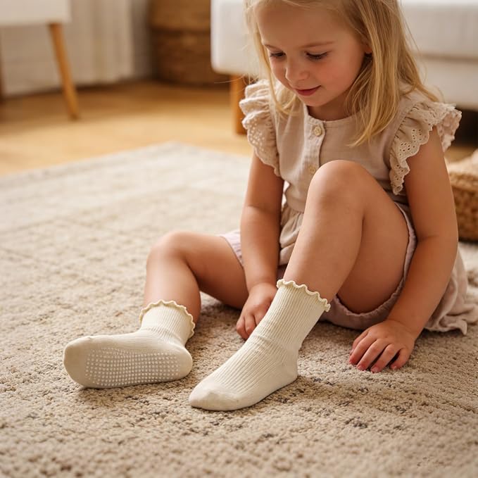 Baby Toddler Essentials Non-Slip Crew Socks - Image 6