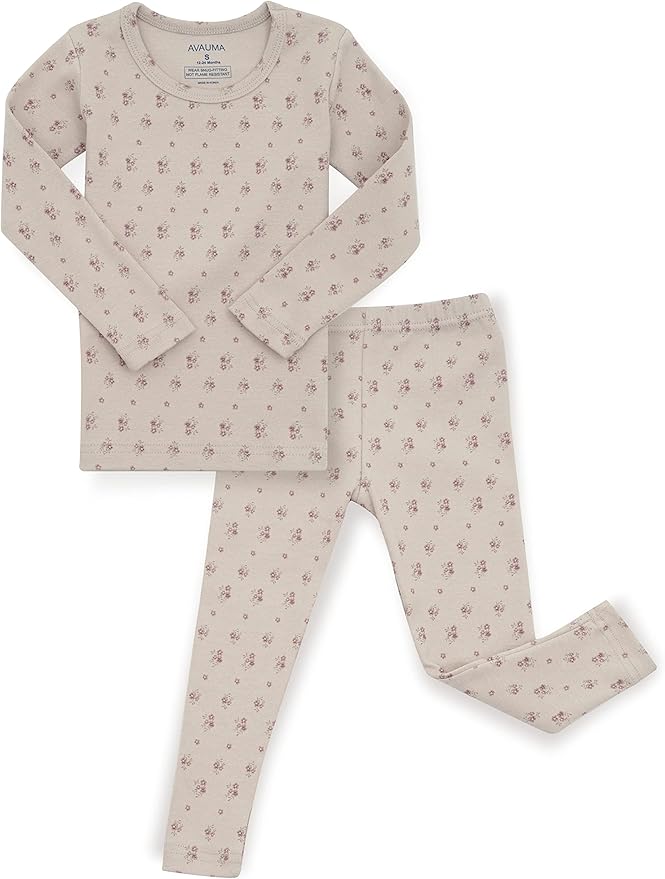 AVAUMA Baby Boys Girls Pajama Set 6M-7T Kids Cute Toddler Snug fit Pattern by AVAUMA