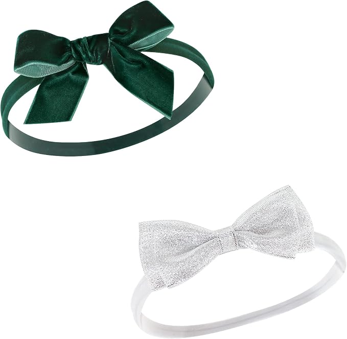 Hudson Baby Cotton and Synthetic Headbands, Size 0-24 Months - Image 4