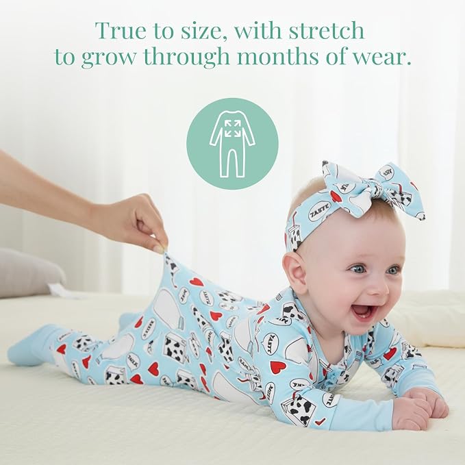 PATPAT Bamboo Viscose Baby Footie - Image 6