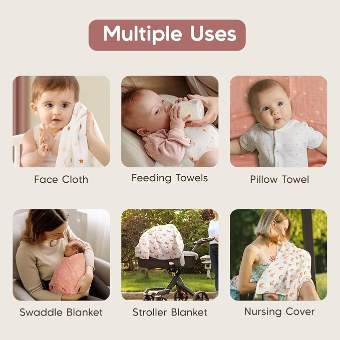 Maliton Muslin Swaddle Blankets - Image 6