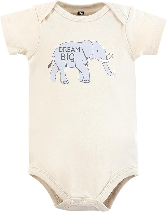 Hudson Baby Unisex Baby Cotton Bodysuits 5-pack - Image 5