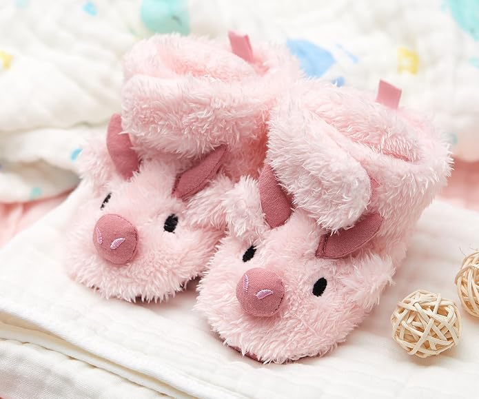 Highland Cow Baby Booties | Newborn Shoes, Infant Slippers, Unisex Styling - Image 3