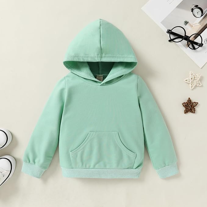 Happy Town Baby Fall Outfits for Girl Boy Long Sleeve Hoodie Top and Long - Image 4