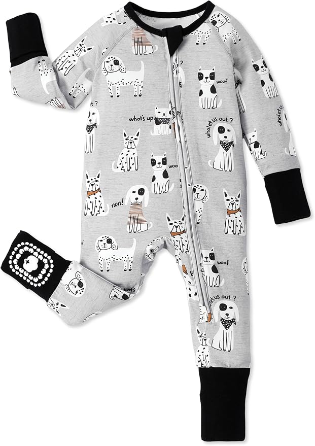 PATPAT Organic Cotton Baby Footie Pajamas by PATPAT