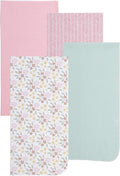 EVERYDAY KIDS 4 Pack of Soft Flannel Receiving Baby Blanket Set by EVERYDAYKIDS
