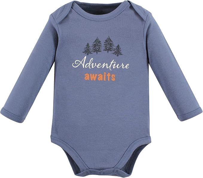 Touched by Nature Unisex Baby Organic Cotton Long-Sleeve Bodysuits - Image 6