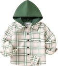 YOUNGER STAR Toddler Kids Boys Girls Flannel Hooded Plaid Shirt Button Baby Red by YOUNGER+STAR