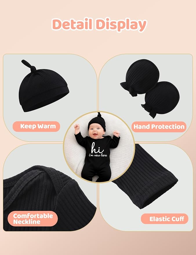 Babymine Newborn Coming Home Outfit Unisex Baby Clothes - Image 5