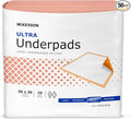 McKesson Underpads Disposable Bed Pads 30" x 36" [50 Count], Heavy Absorbency, Ultra Incontinence Chux Pads for Adults, Elderly, and Baby, Pee Pads