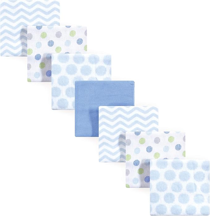 Luvable Friends Unisex Baby Cotton Flannel Receiving Blankets, One Size - Image 2