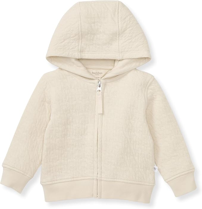 Burt's Bees Baby Unisex Jacket, Lightweight Zip-up Sweatshirt Hooded Coat or by BurtsBeesBaby