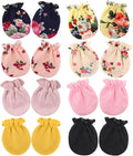 AQOKKA Newborn Baby Mittens No Scratch Cotton Elastic Wrist Gloves Infant by AQOKKA