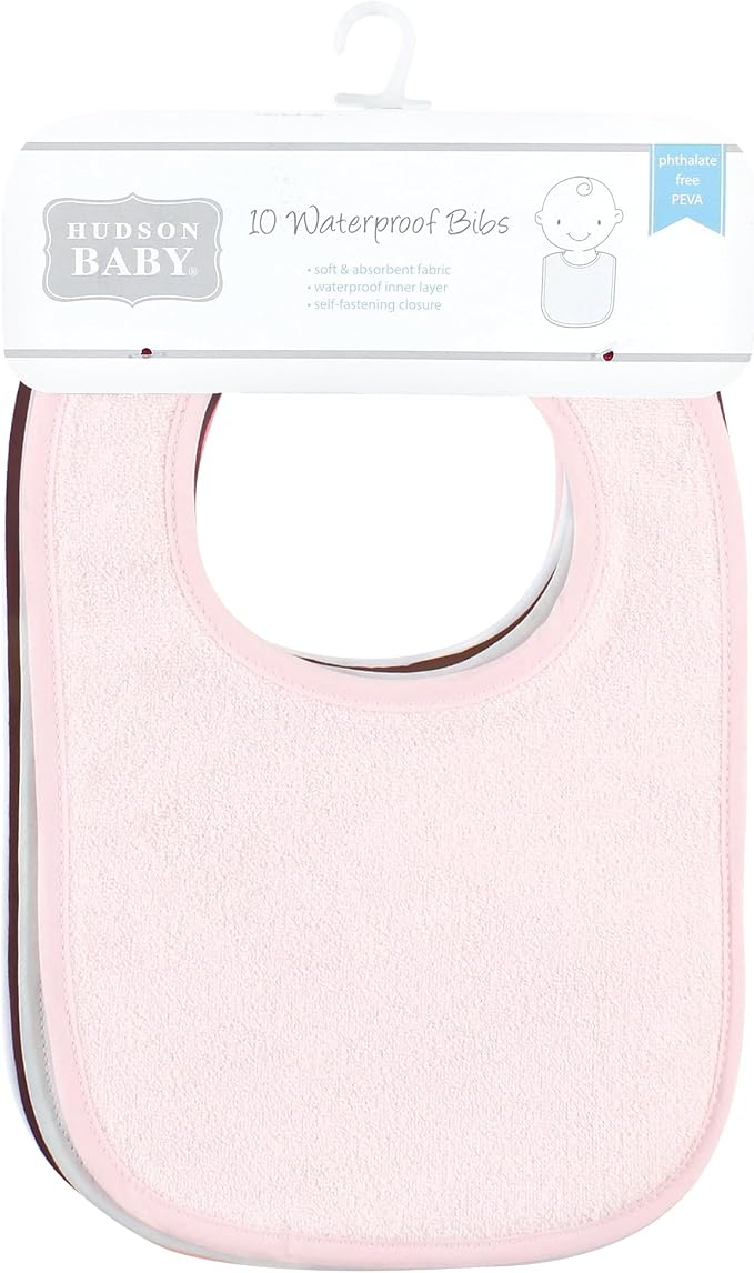 Hudson Baby Unisex Baby Drooler Bib - Image 2