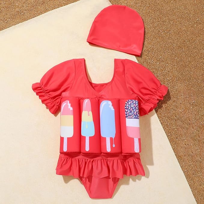 Kids Boys Girls Floatation Swimsuit - Image 4