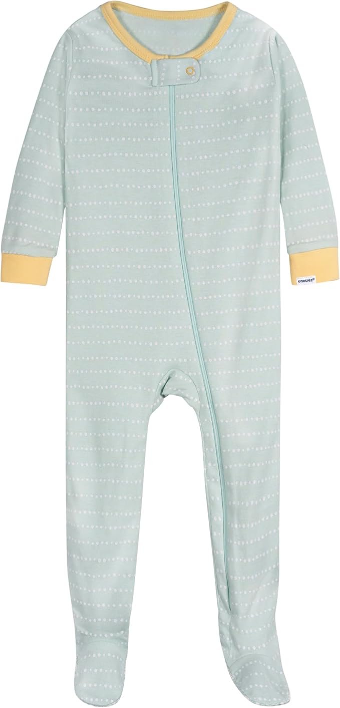 Onesies Brand Baby Girls 4-Pack Footed Pajamas - Image 4