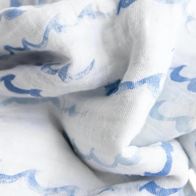 Little Unicorn Premium Cotton Swaddle Baby Blanket | Breathable Fabric | - Image 5