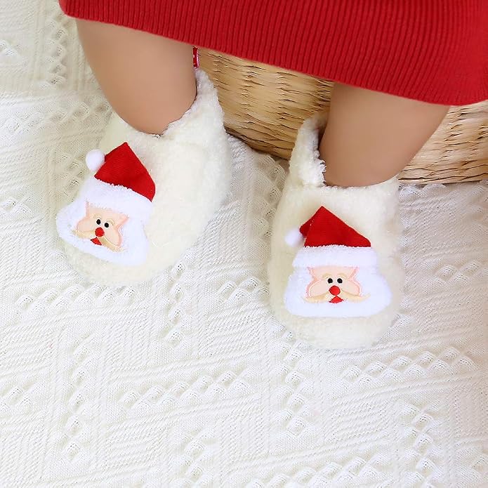 Ohwawadi Infant Baby Slippers Girls Boys Booties Warm Baby Socks Shoes Newborn - Image 6