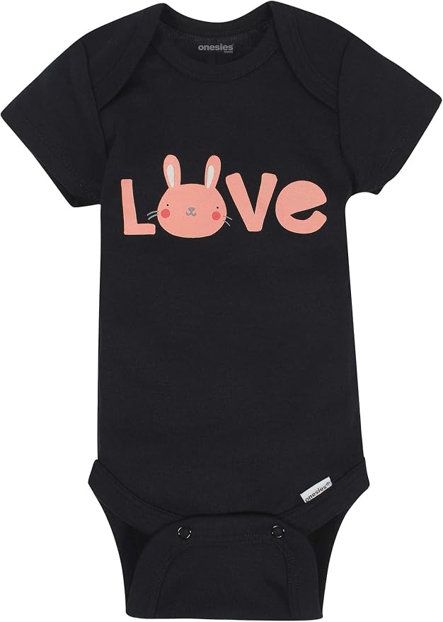 Onesies Brand Baby Girls' 8-pack Short Sleeve Mix & Match Bodysuits - Image 4