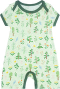 GUISBY Baby Rayon Romper Pajamas, 0-24M | Silky Soft Feel，Snap Closure，Footless by GUISBY
