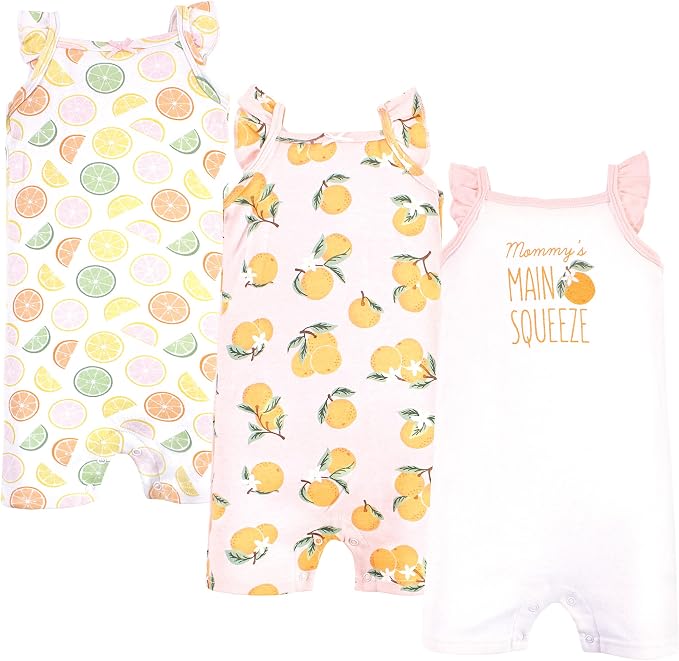 Hudson Baby Unisex Cotton Rompers by HudsonBaby