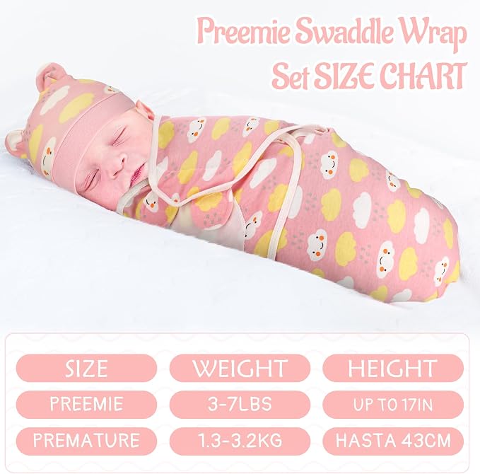 Buryeah 4 Pack Swaddle Blanket Wrap - Image 2