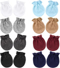 BQUBO Newborn Infant Toddler Mittens No Scratch Cotton Elastic Wrist Gloves by DRESHOW