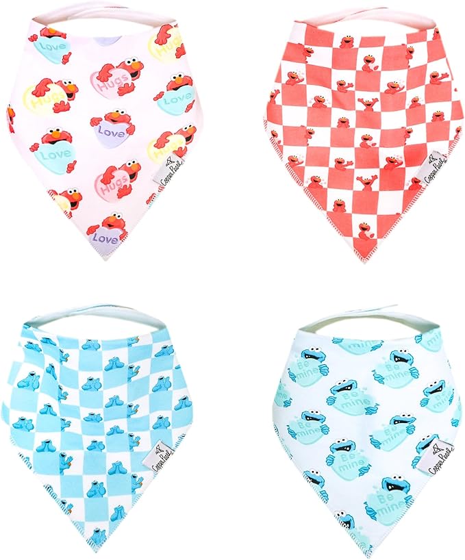 Copper Pearl Baby Bibs 4 Pack, Printed Bandana Drool Bibs - Image 8