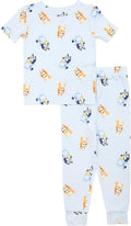 Bluey Boys' 2-piece Snug-fit Viscose Pajama Set, Soft & Cute by Bluey