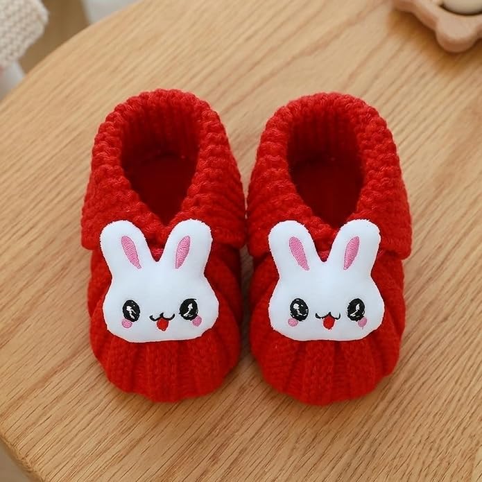 Infant Baby Boys Girls Knitted Booties Soft Cute First Walking Socks Shoes | - Image 3