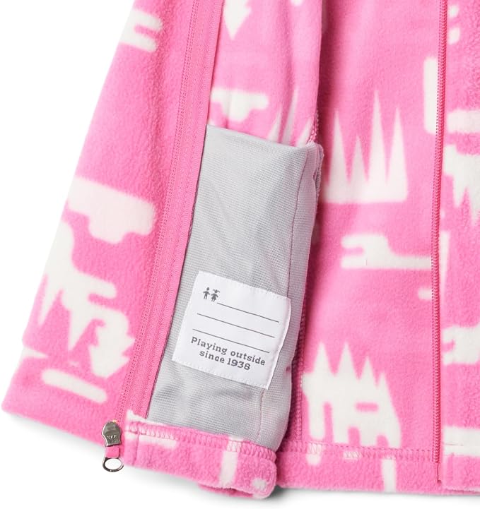 Columbia Youth Girls Benton Springs II Printed Fleece Jacket - Image 3