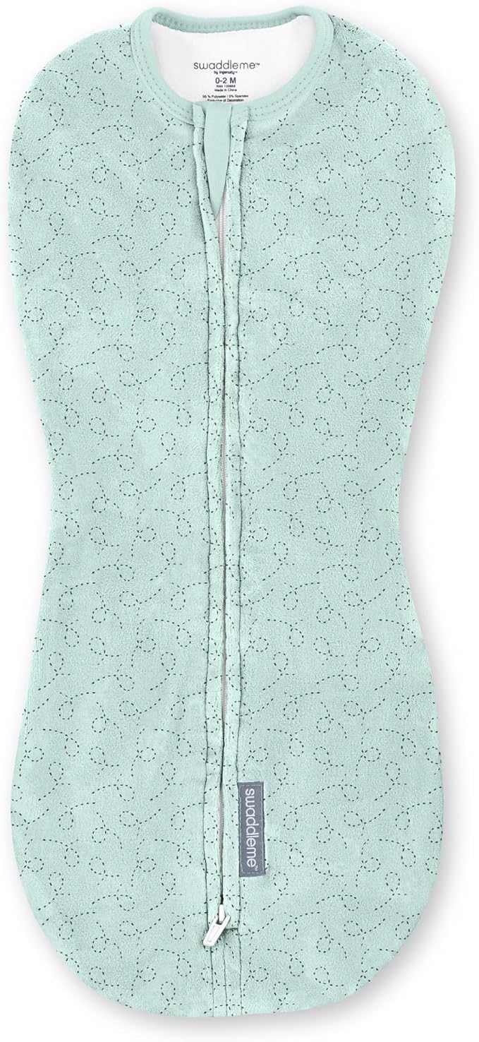 SwaddleMe by Ingenuity Compression Baby Swaddle Pod, Two-Way Zipper - Image 14