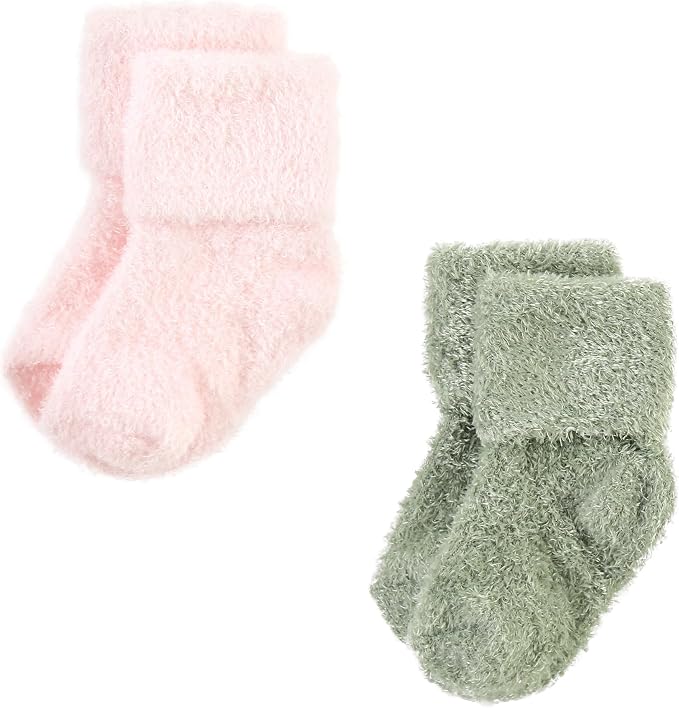 Hudson Baby Baby 8-pack Cotton Rich Newborn and Terry Socks - Image 3
