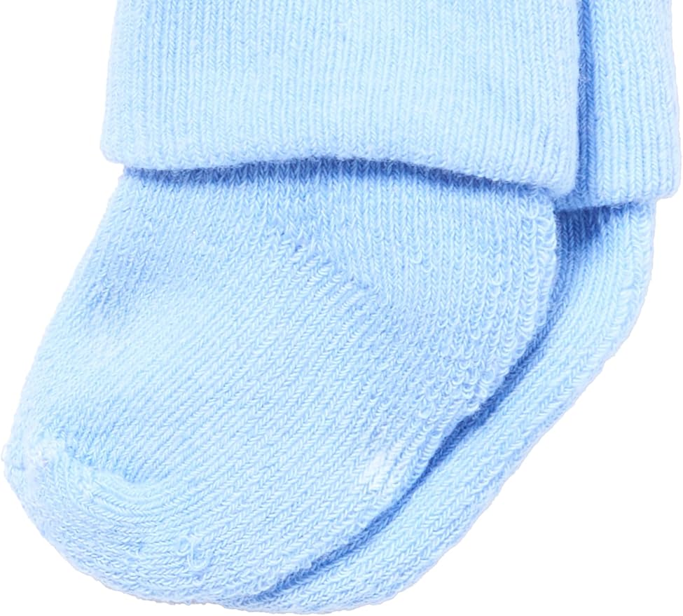 Hudson Baby Baby 8-pack Cotton Rich Newborn and Terry Socks - Image 2