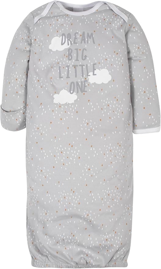 Gerber Baby Boys & Girls 4-Pack Sleeper Gown - Image 2
