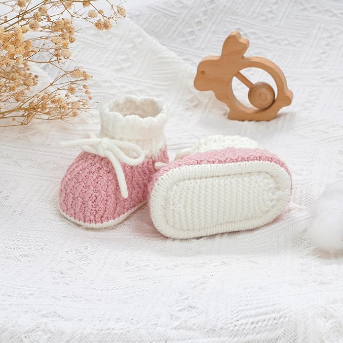 Baby Booties Knitted Newborn First Soft Sock | Crib Warm Shoes - Image 6