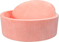 Foam Baby Ball Pit, 35.4"x 11.8" Ball Pits for Toddlers, Soft Round Kiddie Playpen Ball Pool for Kids with Soft Memory Sponge, Ideal Gift for Babies Indoor and Outdoor Game,Pink(Balls not Included)