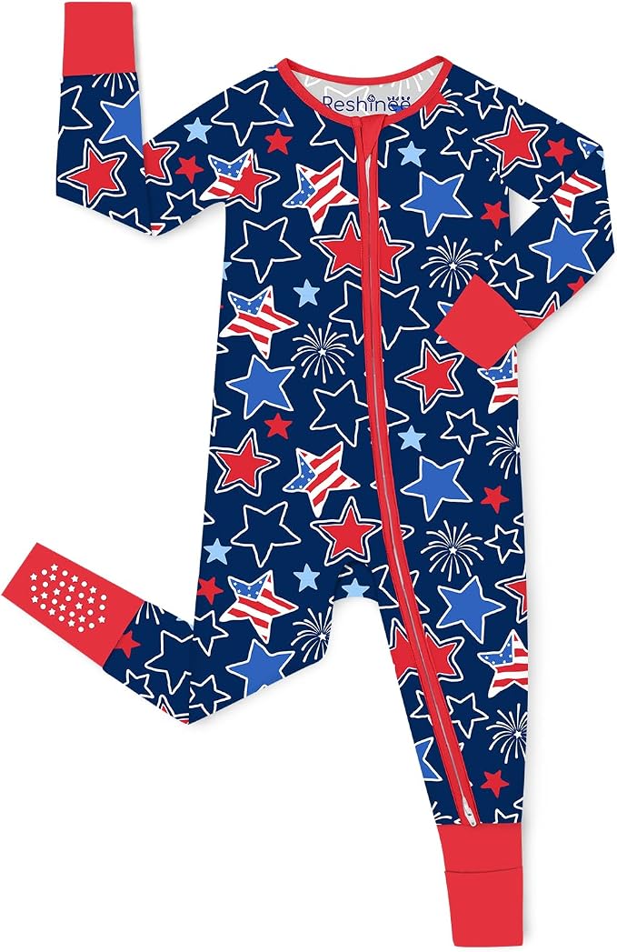babee Reshinee Bamboo Viscose Baby Footie Pajama, Zipper Sleeper Boys Girls | by babeeReshinee