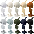 Toulite 10 Set Newborn Baby Socks Hat and Mittens Soft Ankle Sock Newborn by Toulite